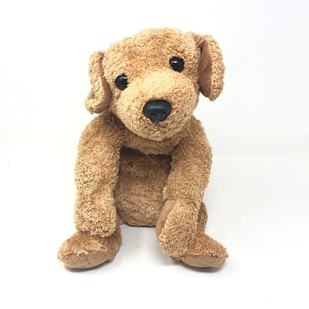 TY Classic Scooter 16" Large Plush Brown Puppy Dog Floppy Beanie Vintage 1999